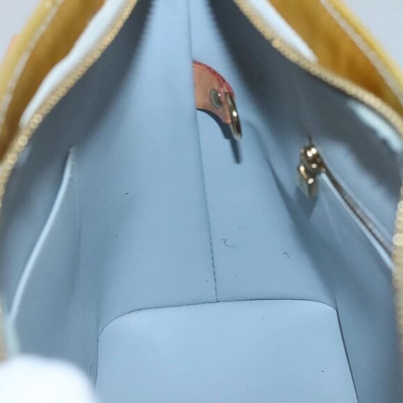 LOUIS VUITTON Monogram Vernis Houston Hand Bag Gris M91053 LV Auth ep9001 - Picture 11 of 16